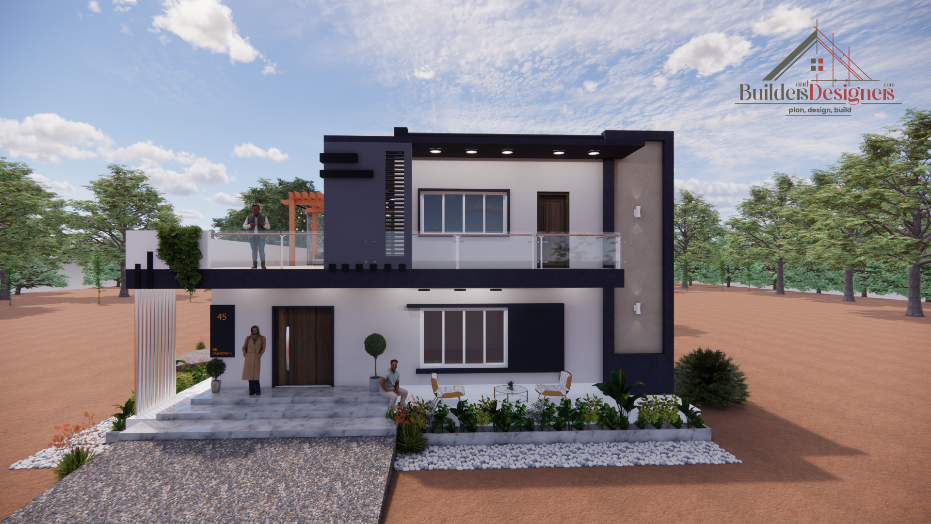 Bannerghatta Farmhouse Elevation