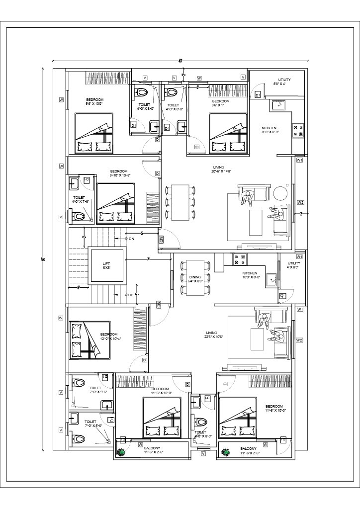 G+4 Residential Project, Kanaka Nagar