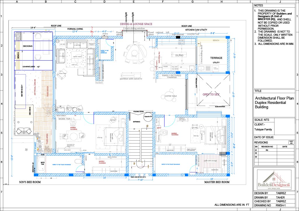 Duplex Residential Building, Jamshedpur, Jharkhand, India.